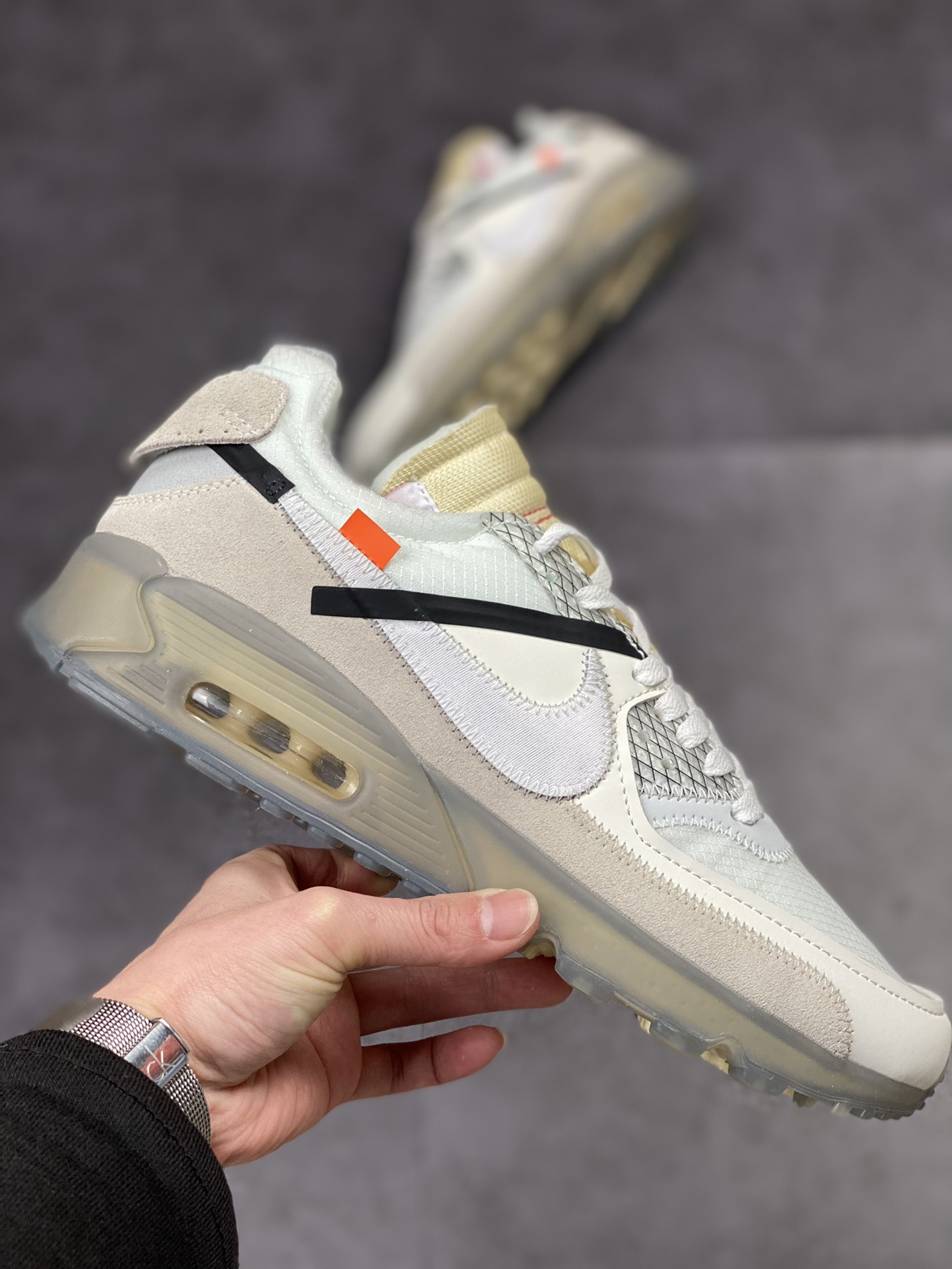 off-w*hite +Nike Air max90 ）