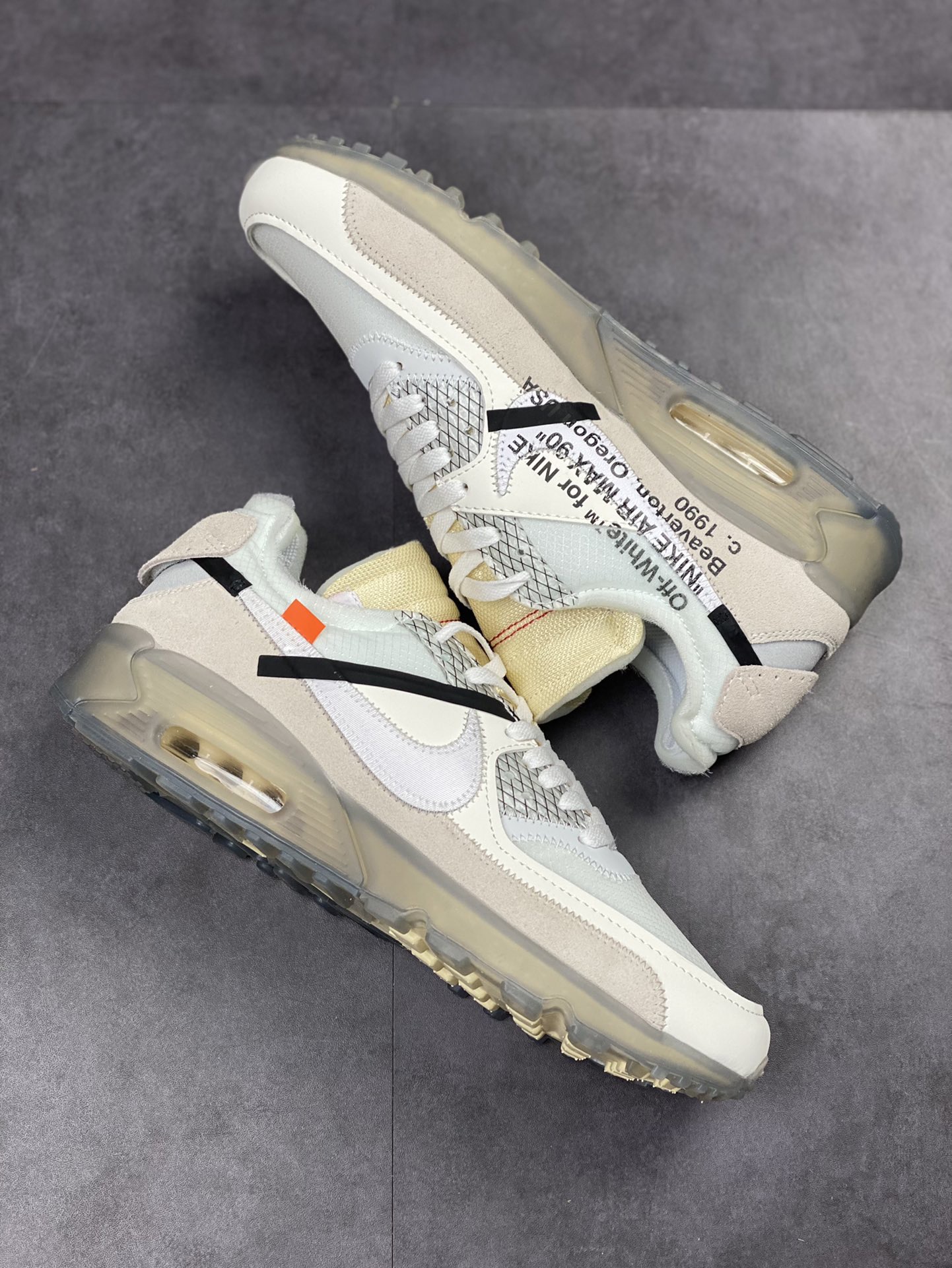 off-w*hite +Nike Air max90 ）