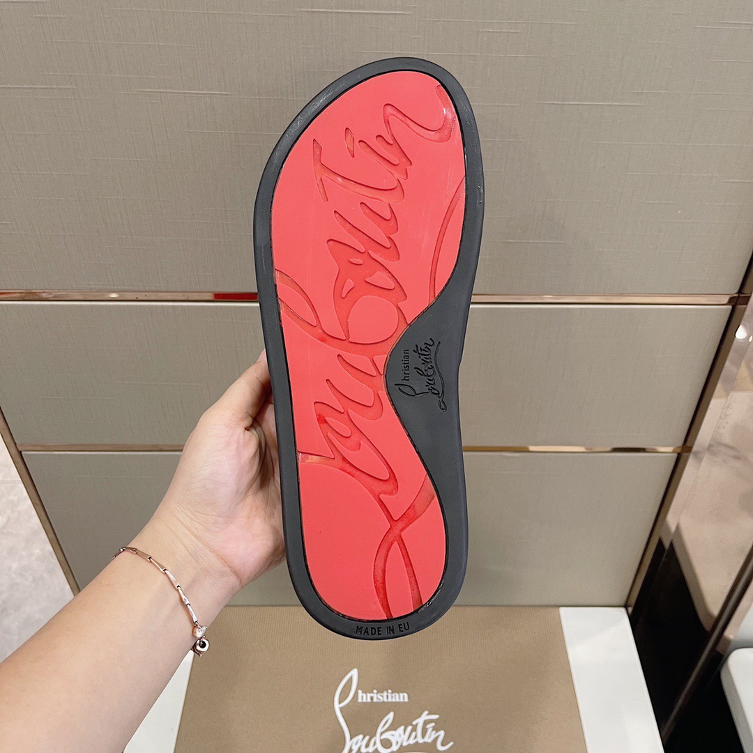 Men C*hristian L*ouboutin Top Quality slippers