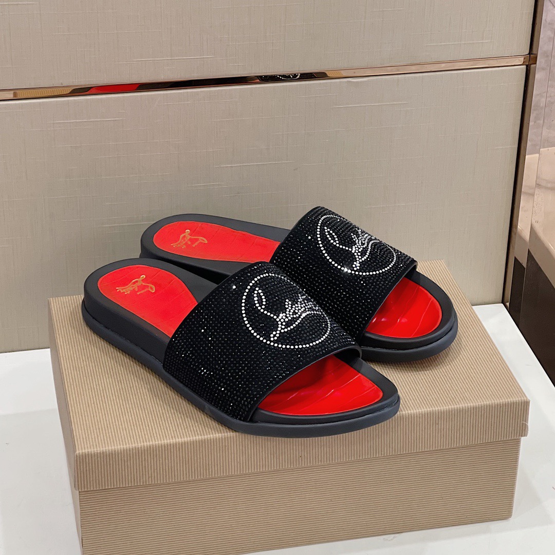 Men C*hristian L*ouboutin Top Quality slippers