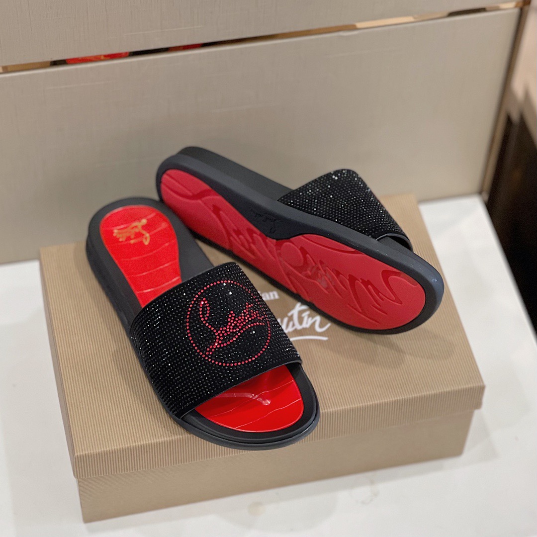 Men C*hristian L*ouboutin Top Quality slippers