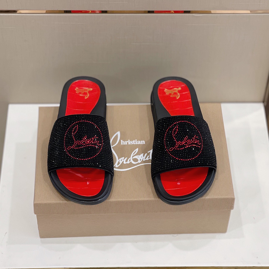 Men C*hristian L*ouboutin Top Quality slippers