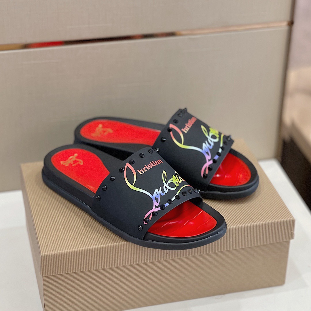 Men C*hristian L*ouboutin Top Quality slippers
