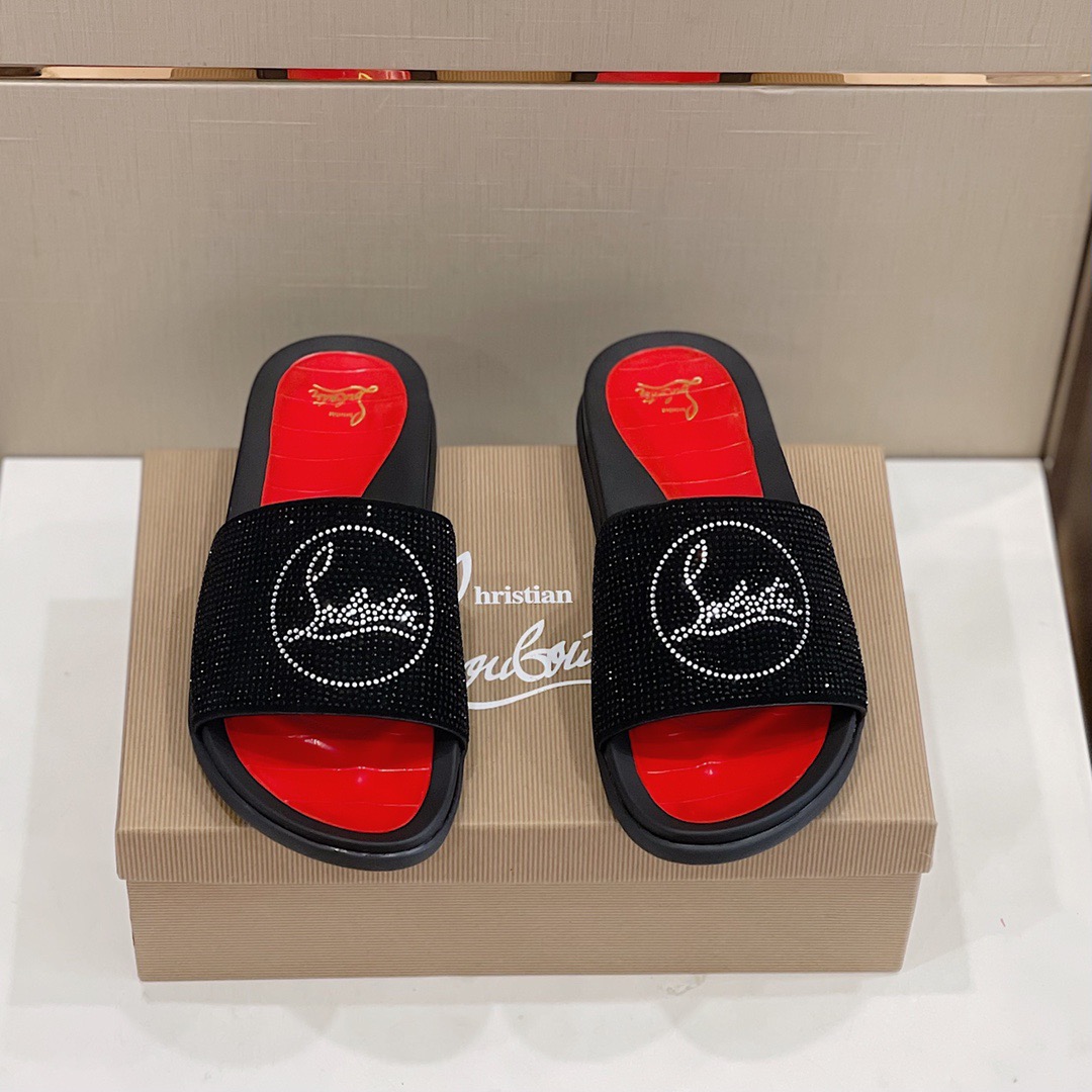 Men C*hristian L*ouboutin Top Quality slippers