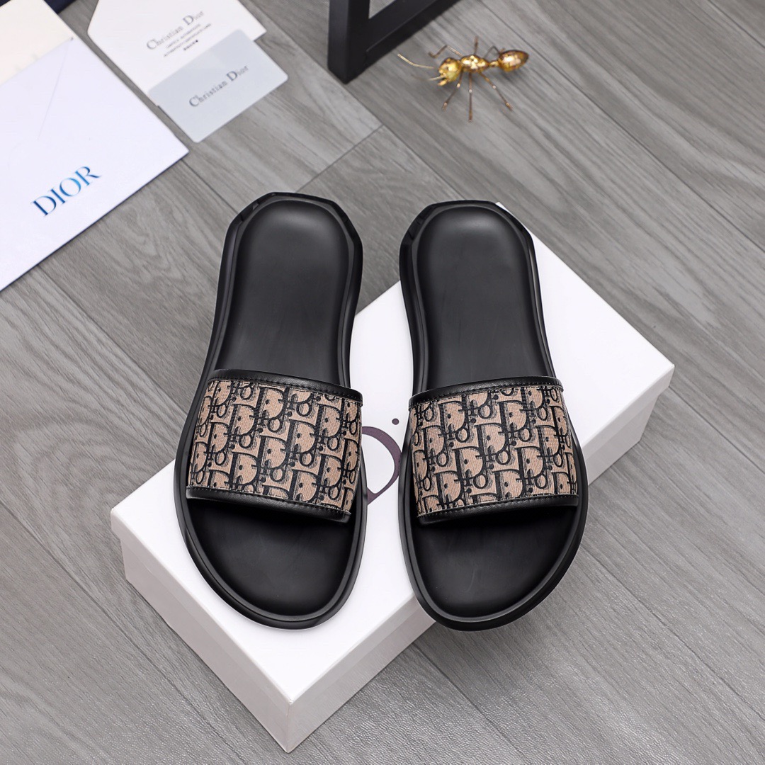 Men D*ior Top Quality slippers
