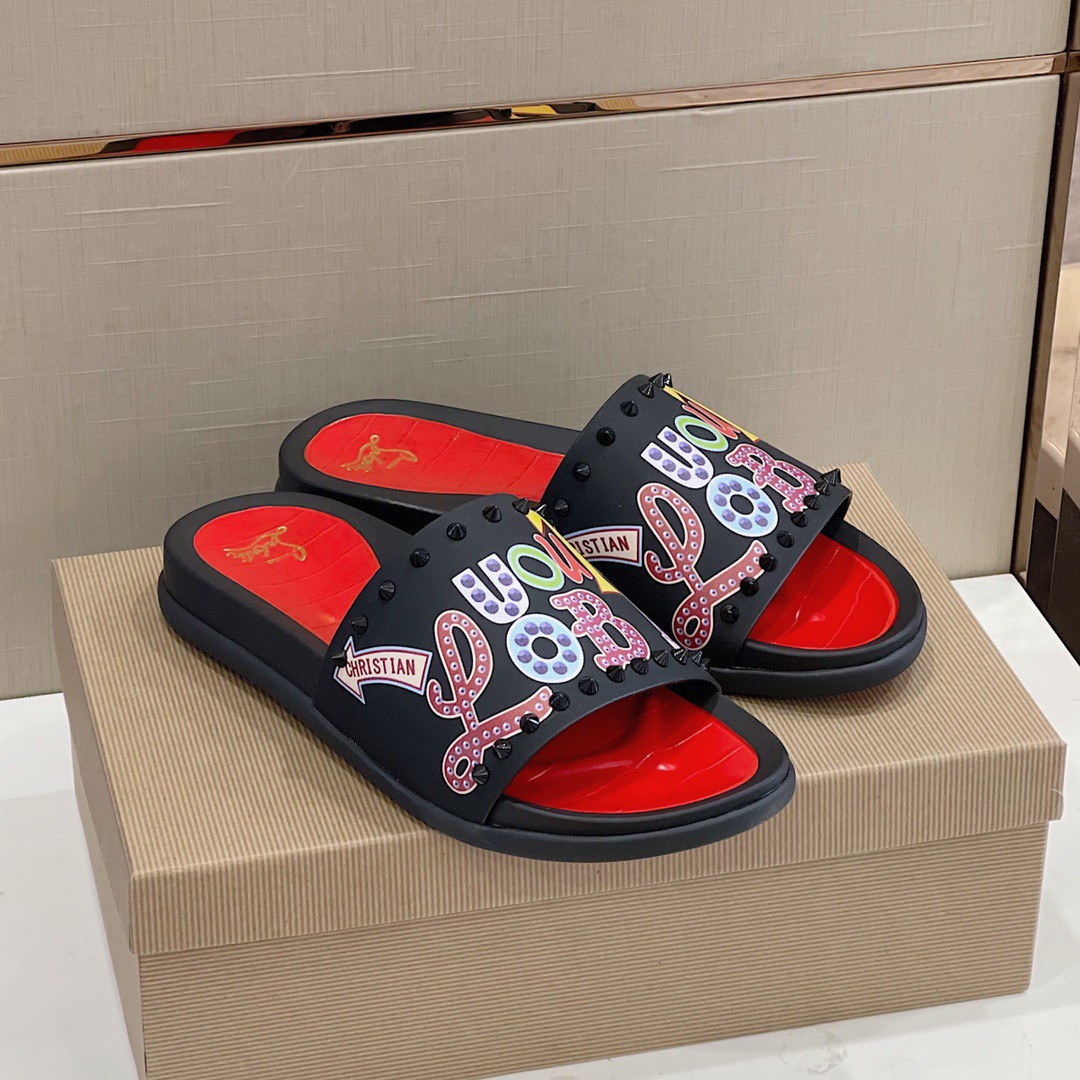 Men C*hristian L*ouboutin Top Quality slippers