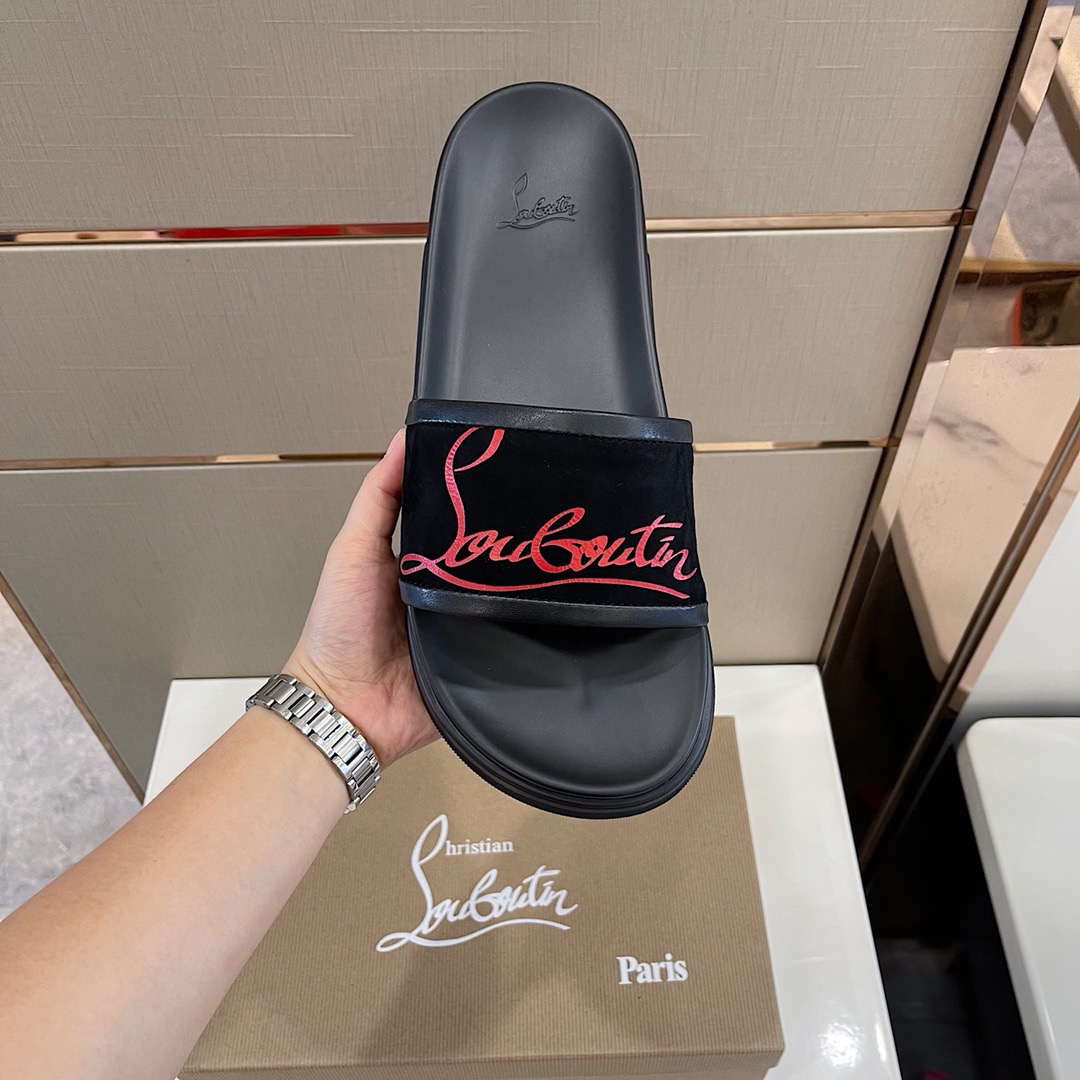 Men C*hristian L*ouboutin Top Quality slippers