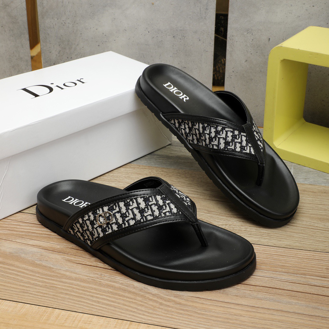 Men D*ior Top Quality slippers