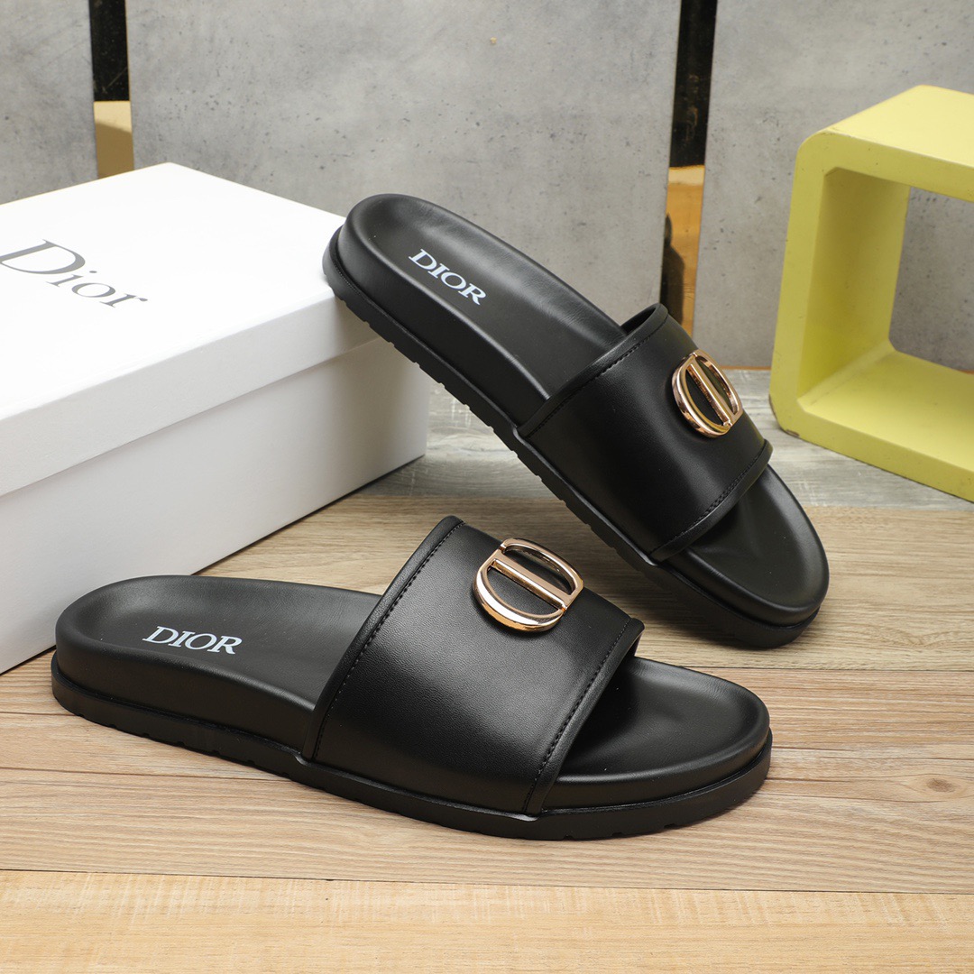 Men D*ior Top Quality slippers