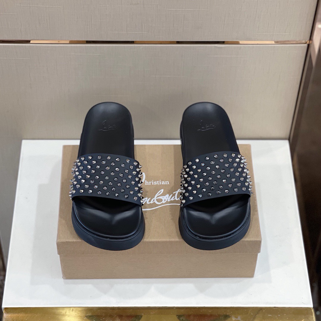 Men C*hristian L*ouboutin Top Quality slippers