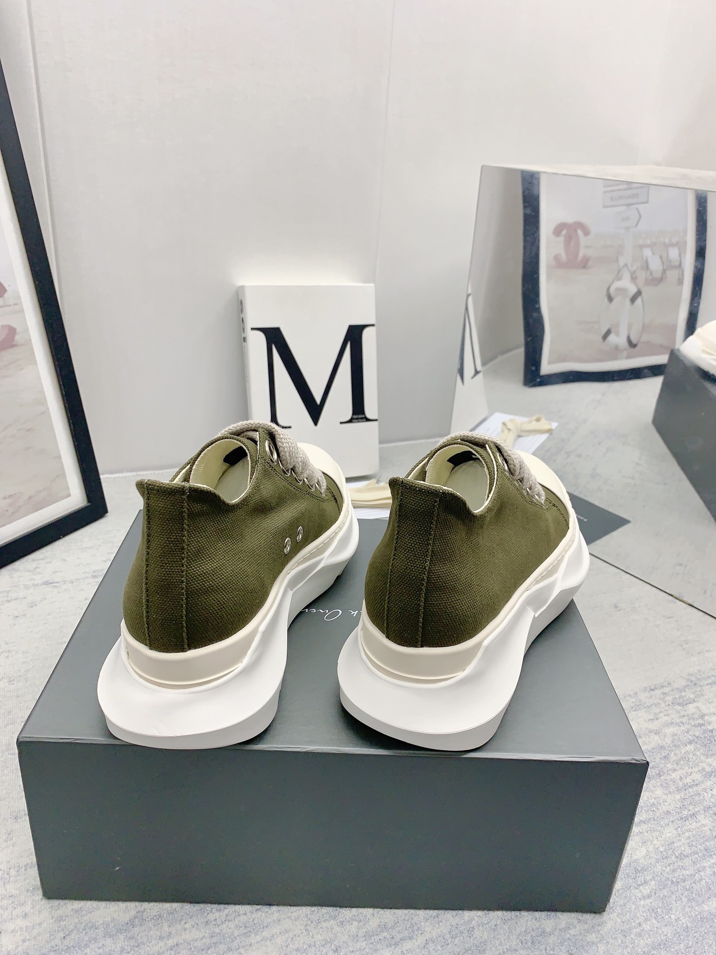 Men Women R*ick O*wens Top Sneaker