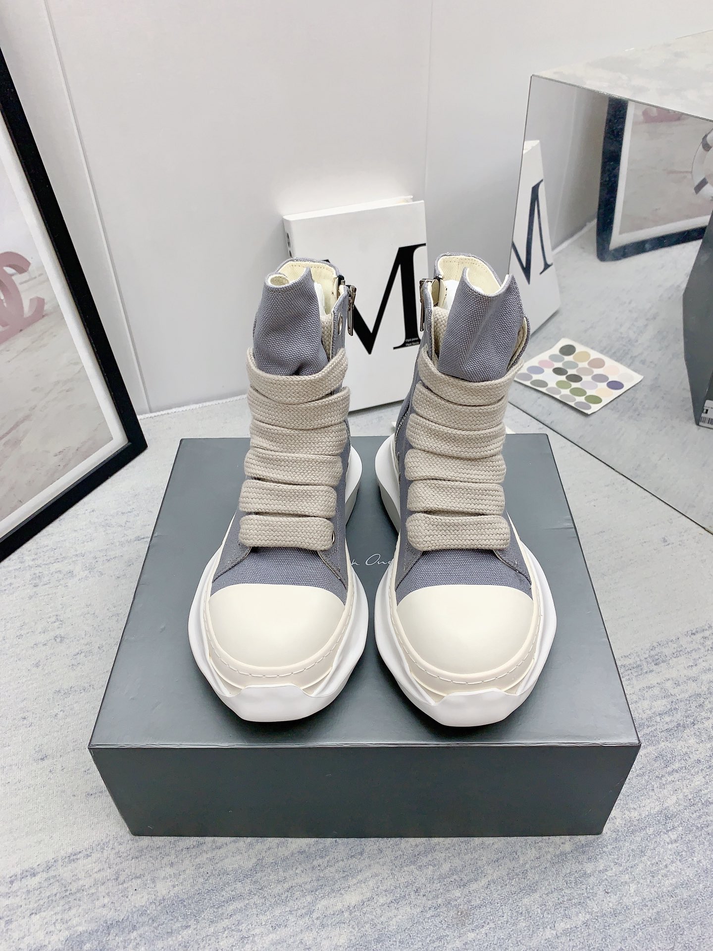 Men Women R*ick O*wens Top Sneaker