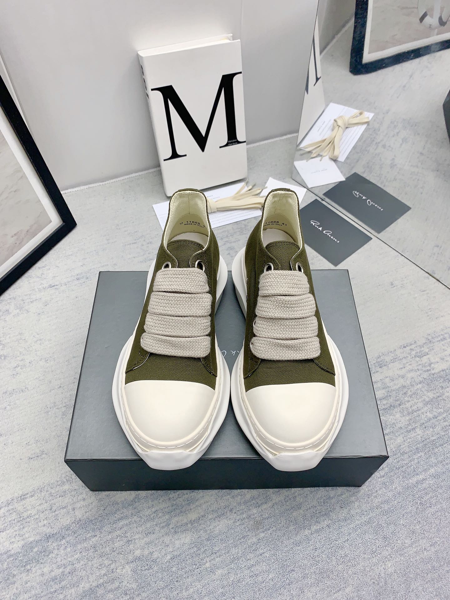 Men Women R*ick O*wens Top Sneaker