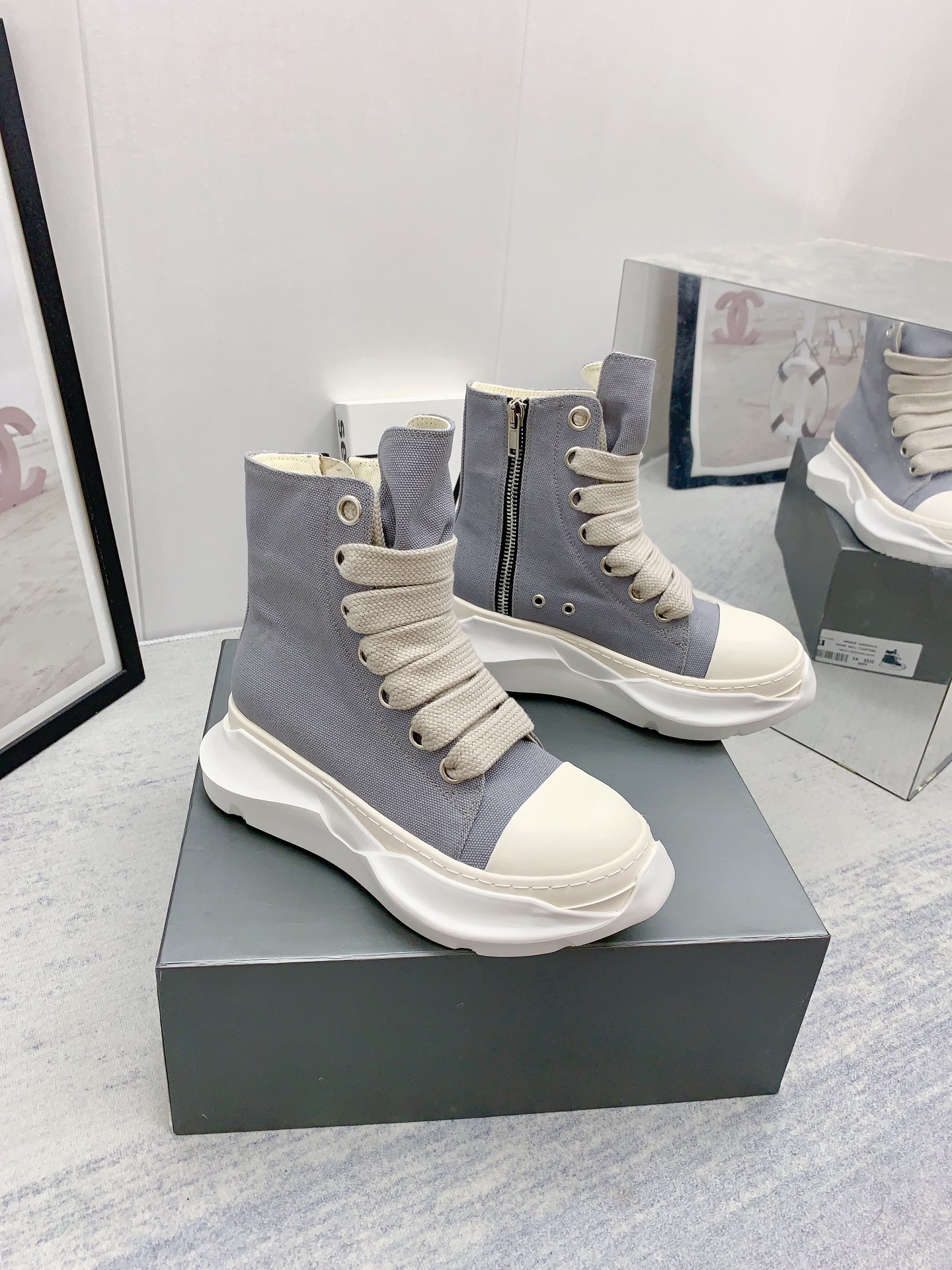 Men Women R*ick O*wens Top Sneaker