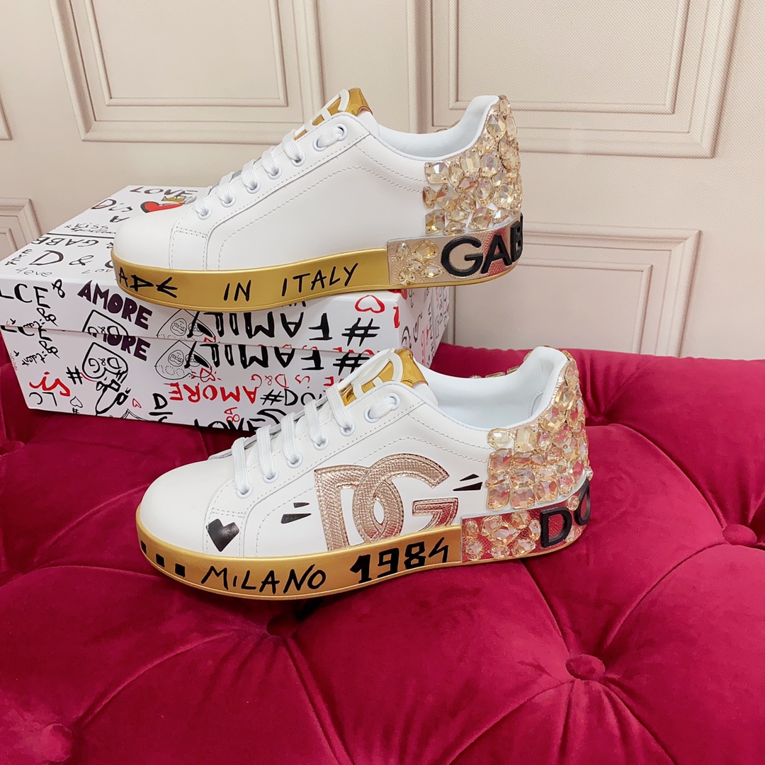 Men Women D*G Top Sneakers