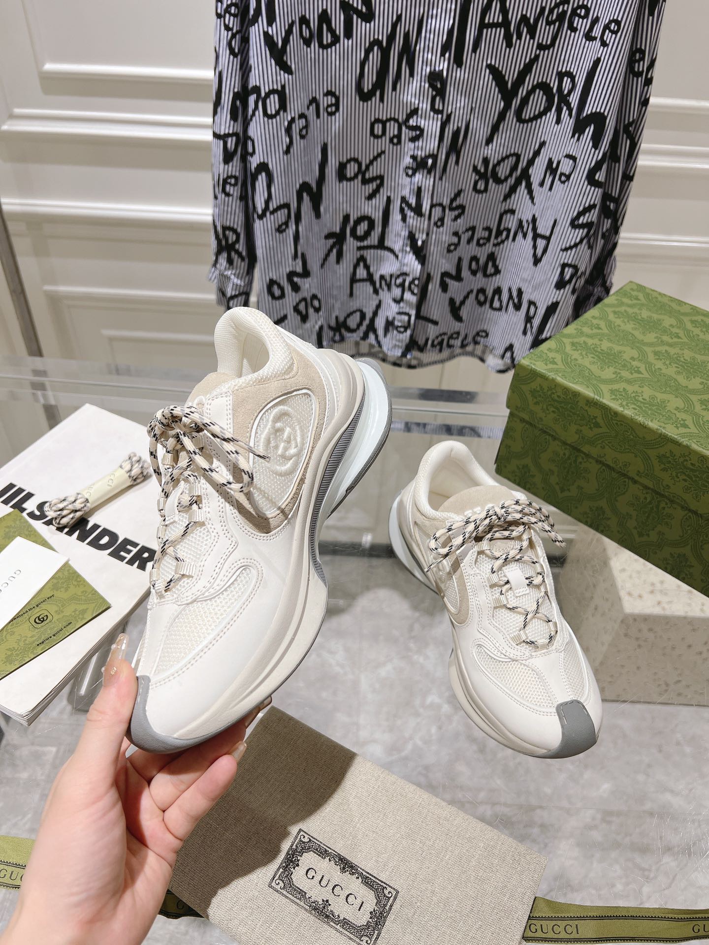 Men Women G*ucci Top Sneaker