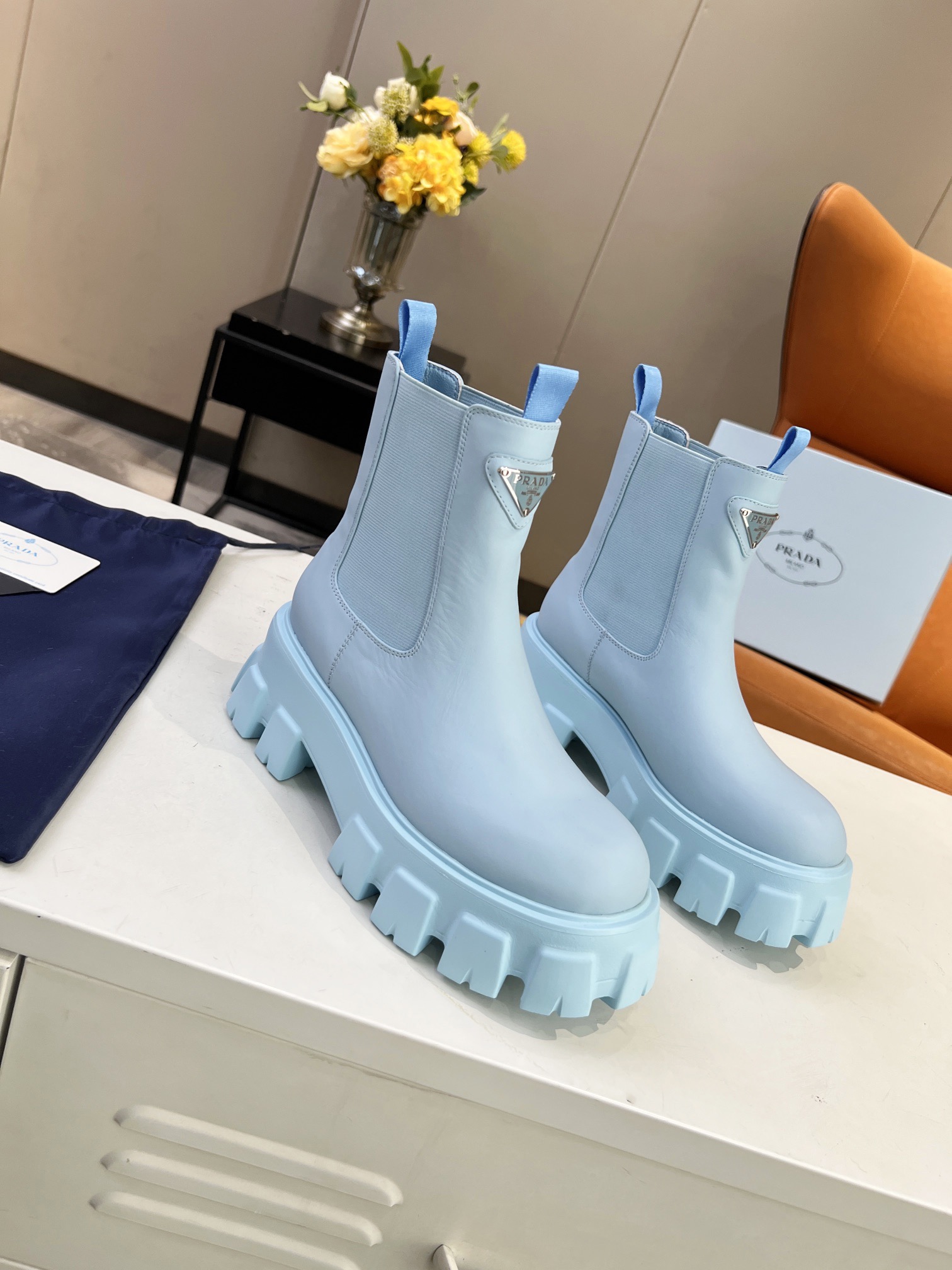 Women P*rada Top Sneakers