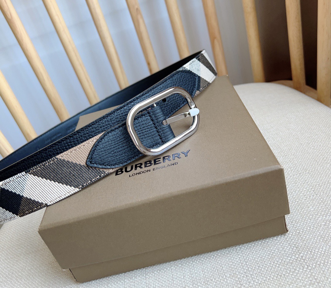 B.urberrry Belts Top Quality 30MM