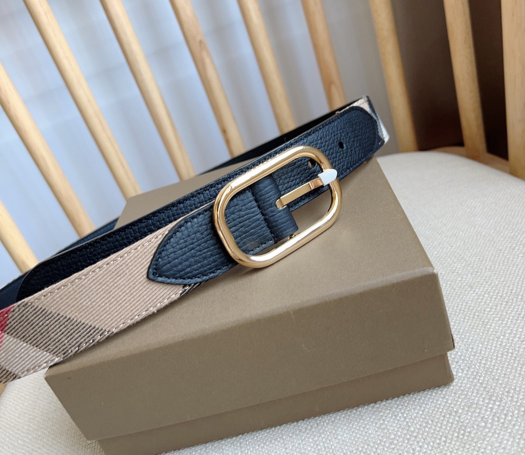 B.urberrry Belts Top Quality 30MM