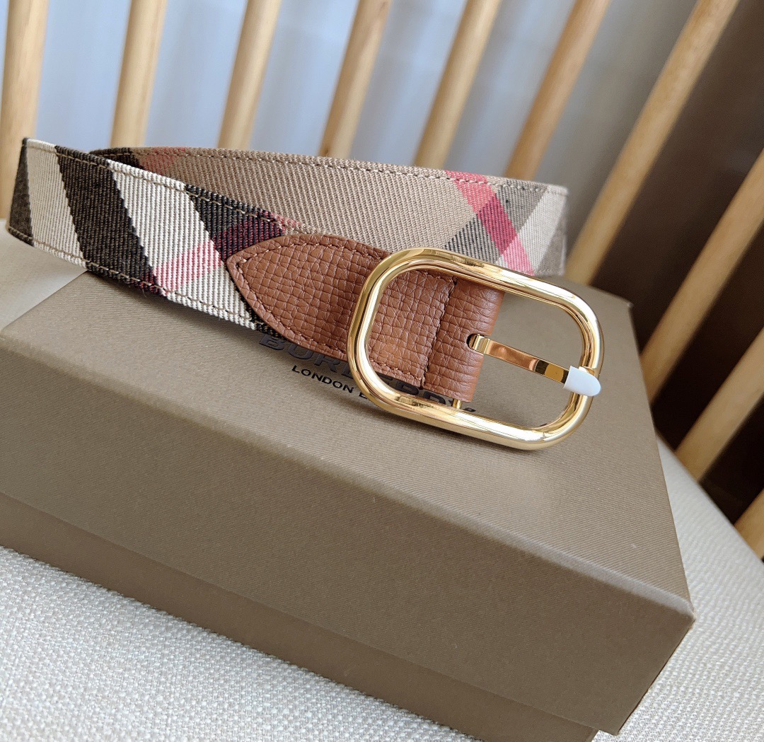 B.urberrry Belts Top Quality 30MM