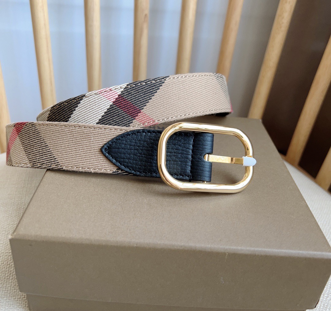 B.urberrry Belts Top Quality 30MM