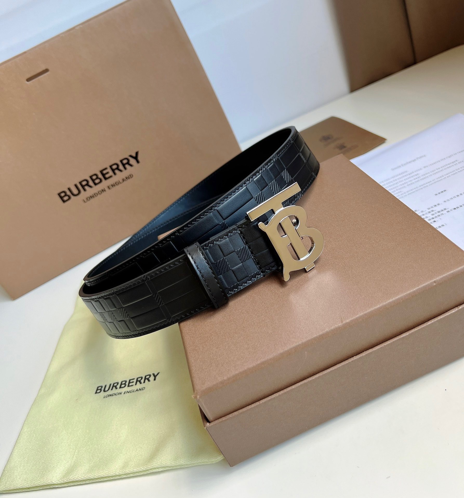 B.urberrry Belts Top Quality 35MM