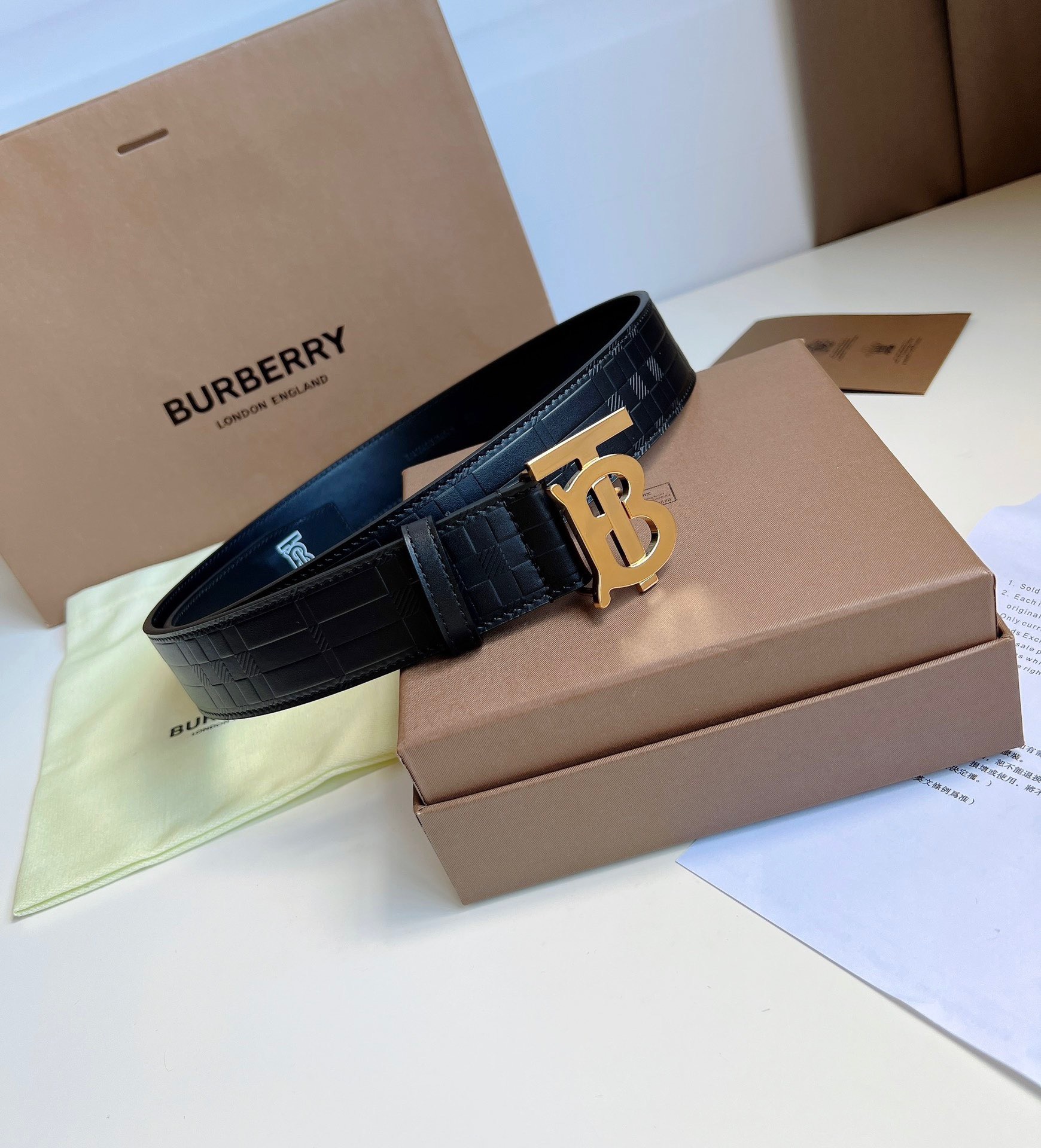 B.urberrry Belts Top Quality 35MM