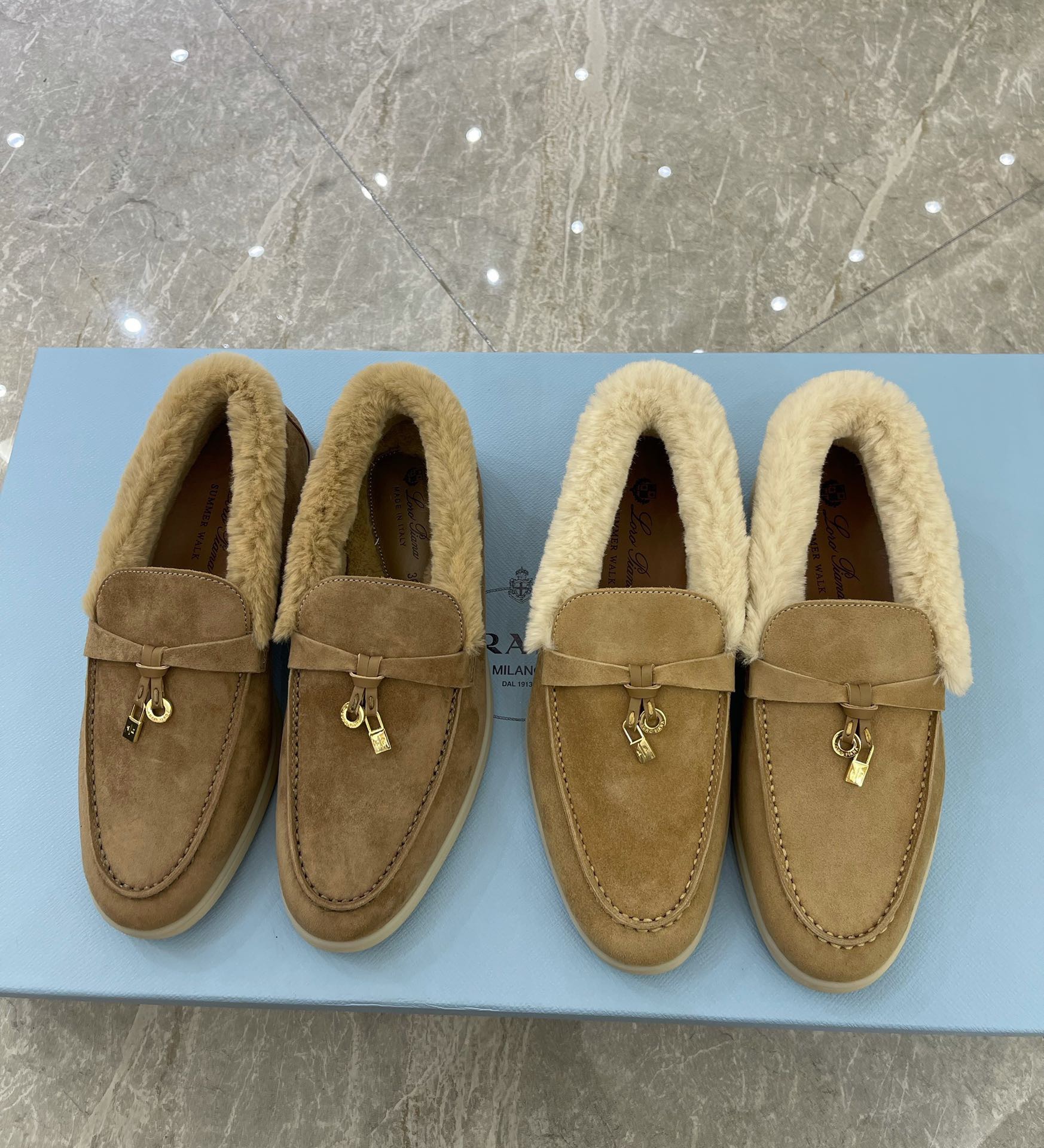 Women L*oro P*iana Top Loafer （）