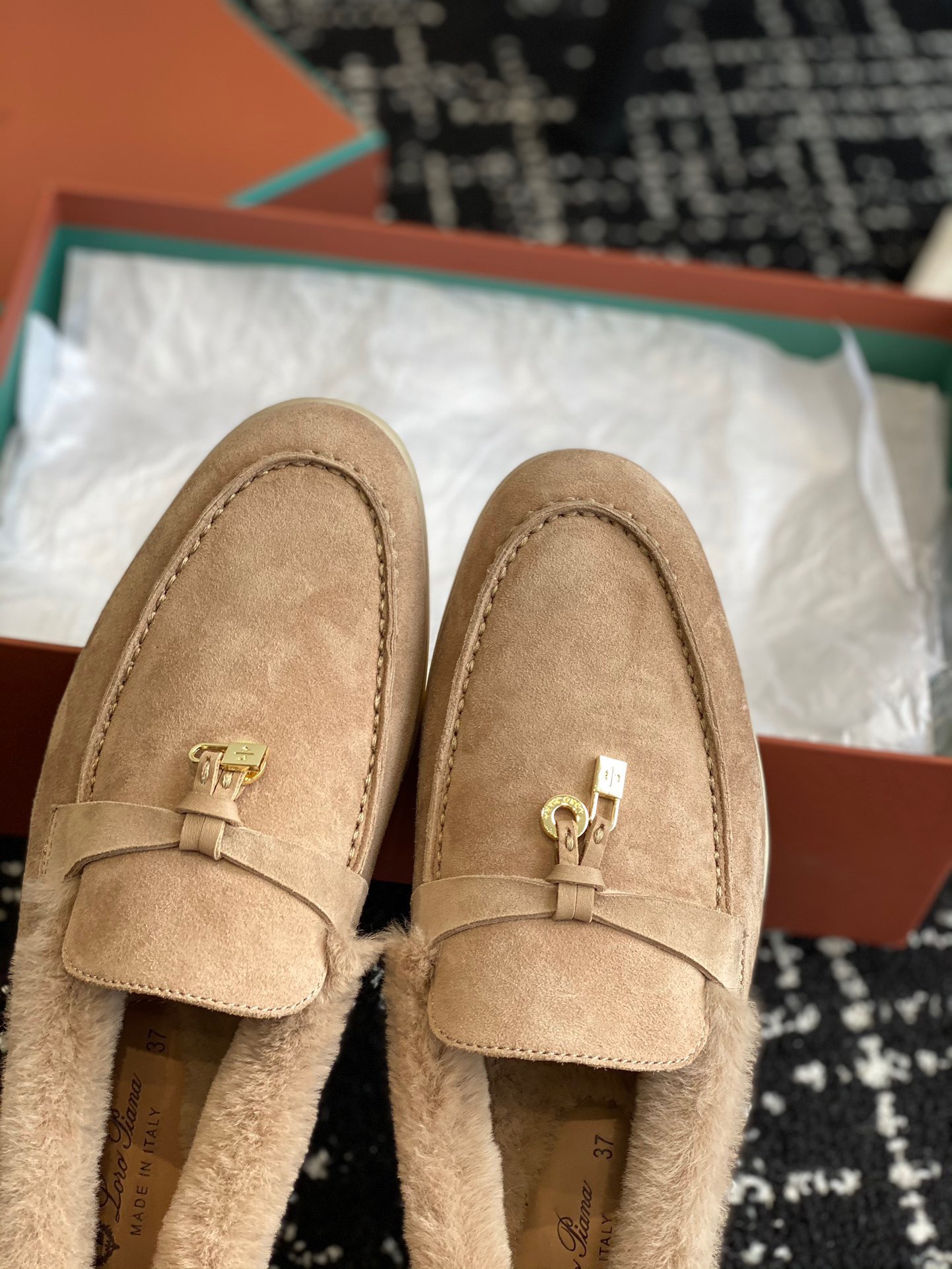 Women L*oro P*iana Top Loafer （）