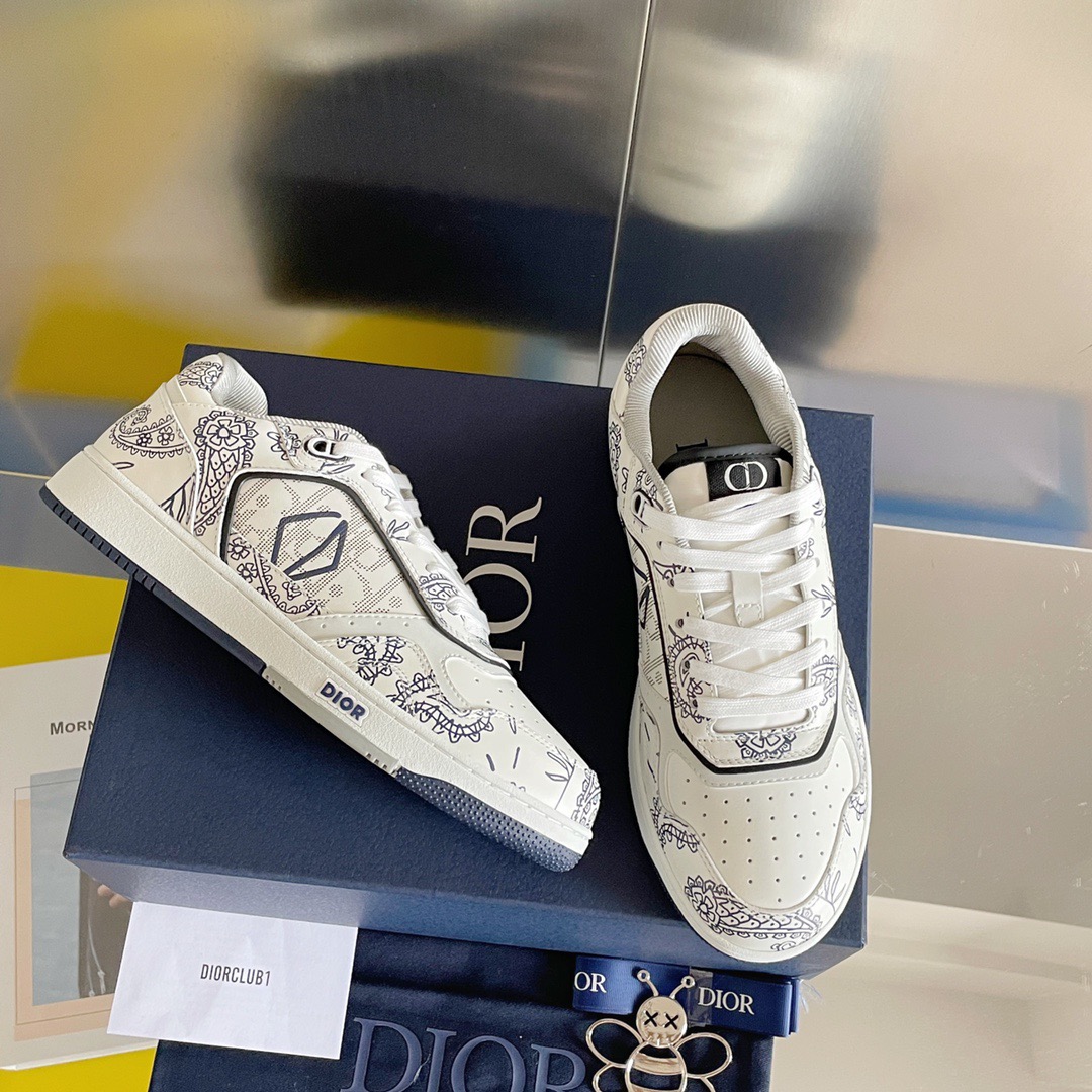 Men Women D*ior Top Sneaker