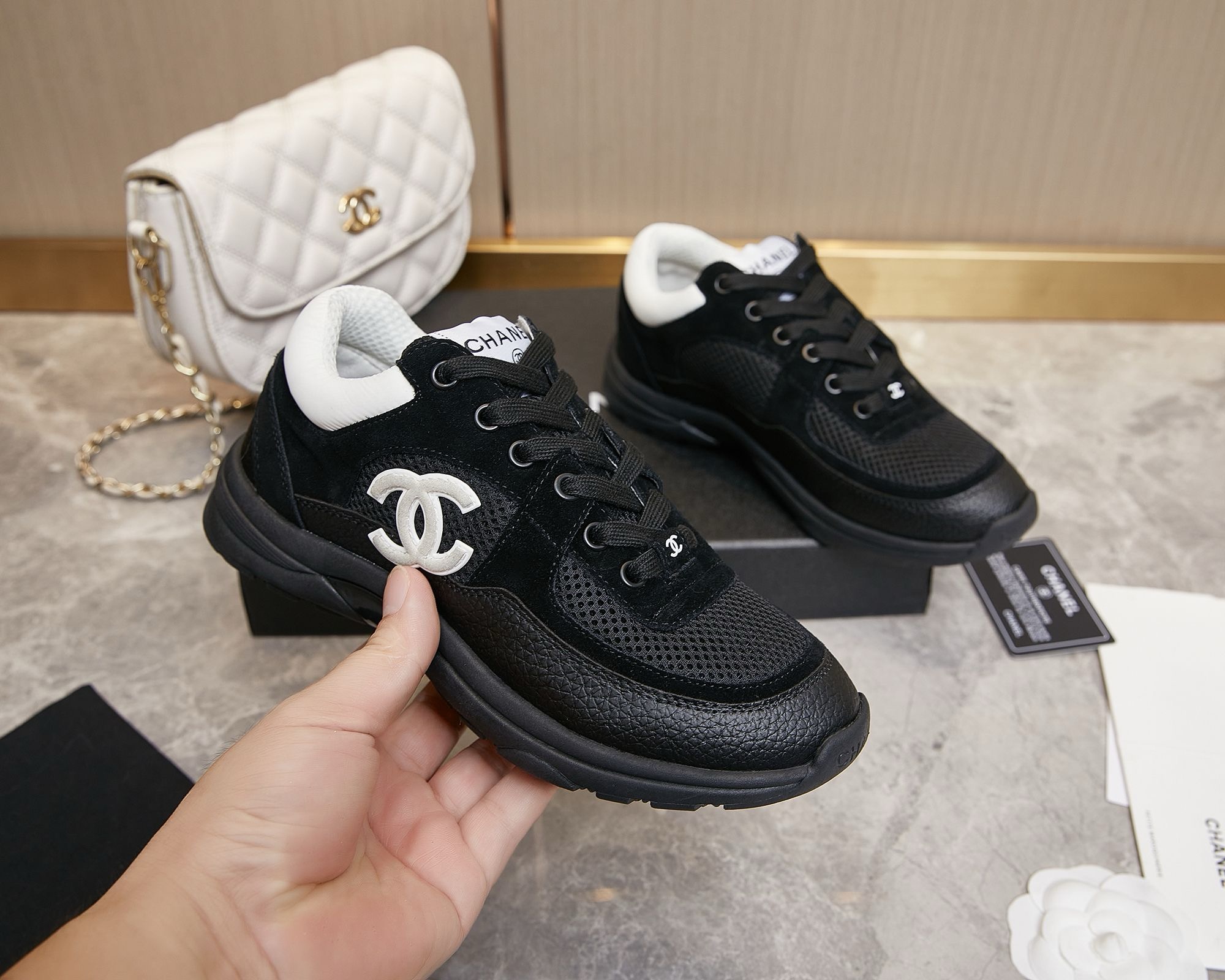 Men Women Women C*hanel Top Sneaker