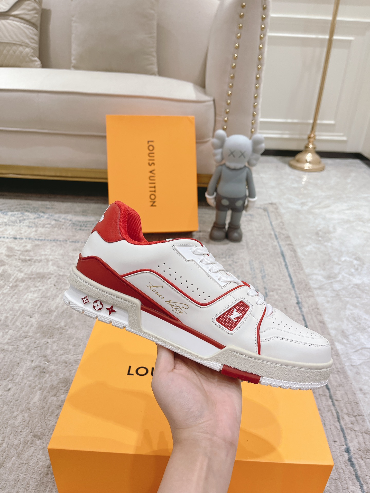 Men Women L*ouis V*uitton Top Sneaker