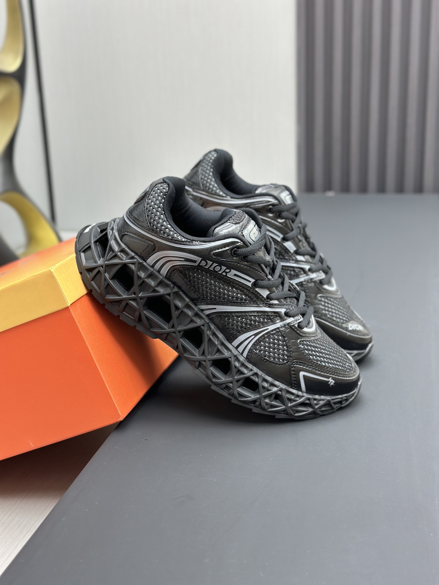 Men D*ior Top Sneaker（）