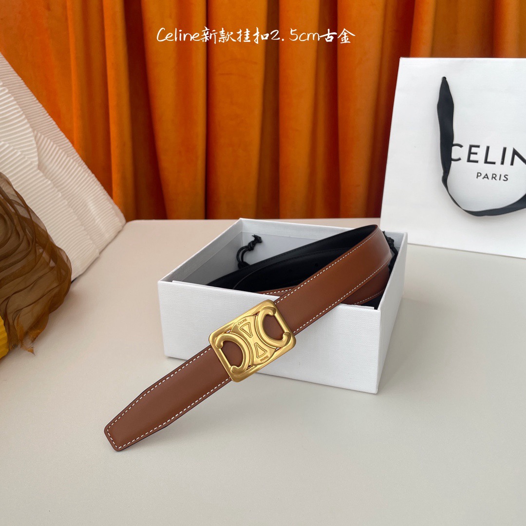 C* eline Belts Top Quality 25MM