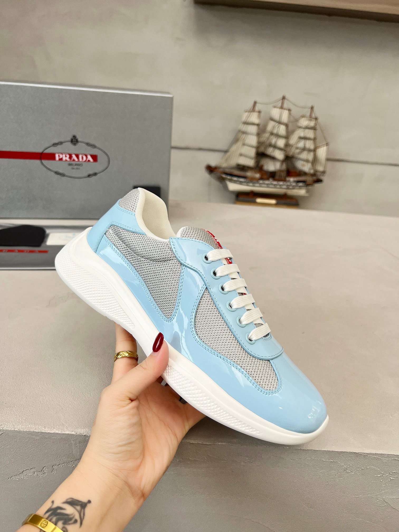Women Men Top Quality P*rada shoes