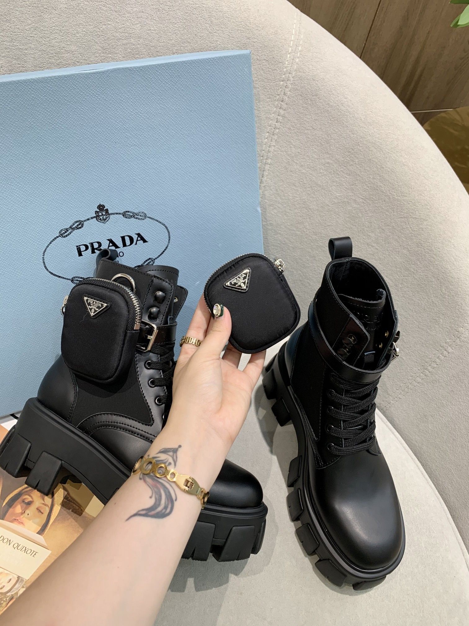 Women Men Top Quality P*rada shoes