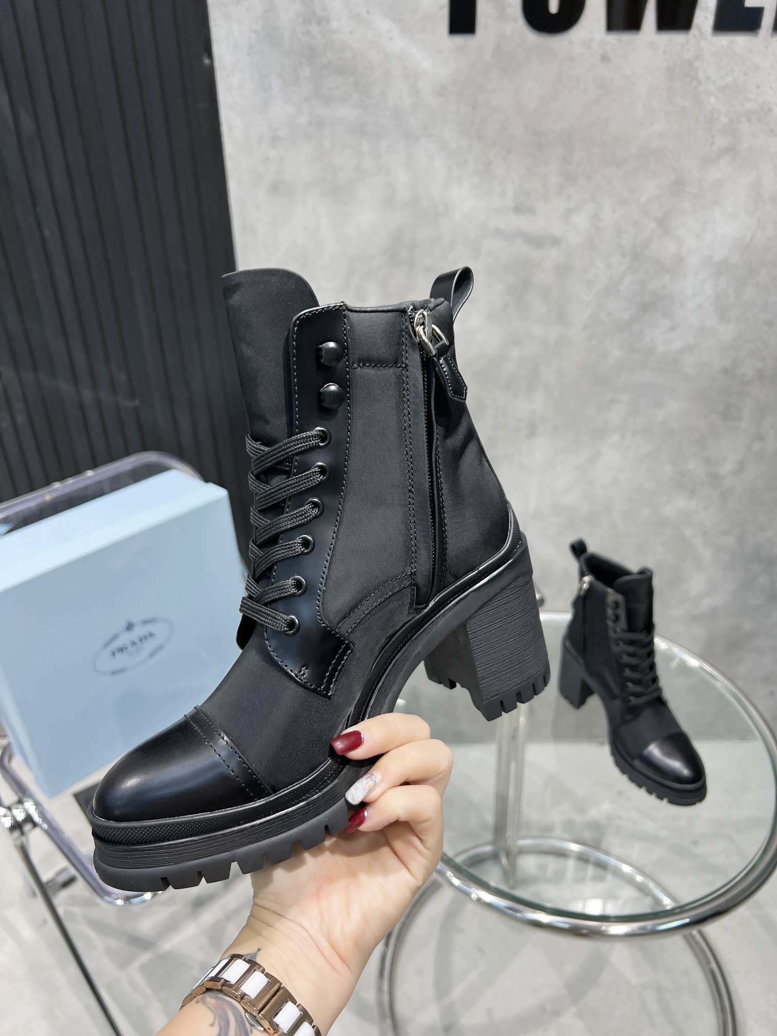 Women Men Top Quality P*rada shoes 6.5cm