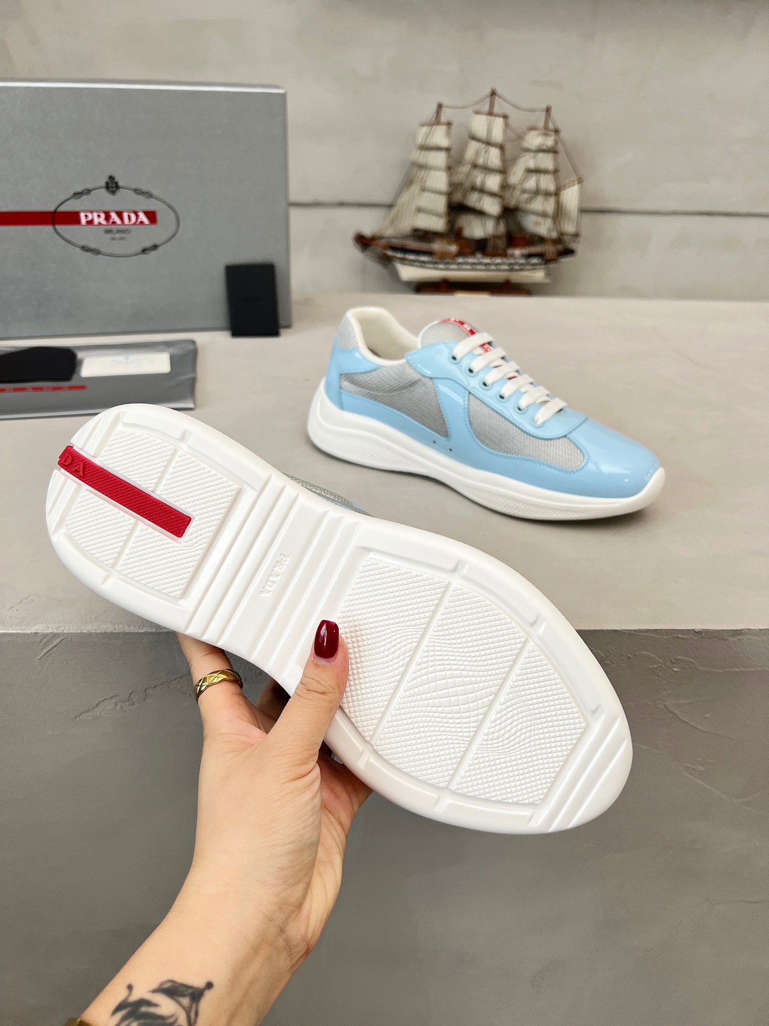 Women Men Top Quality P*rada shoes