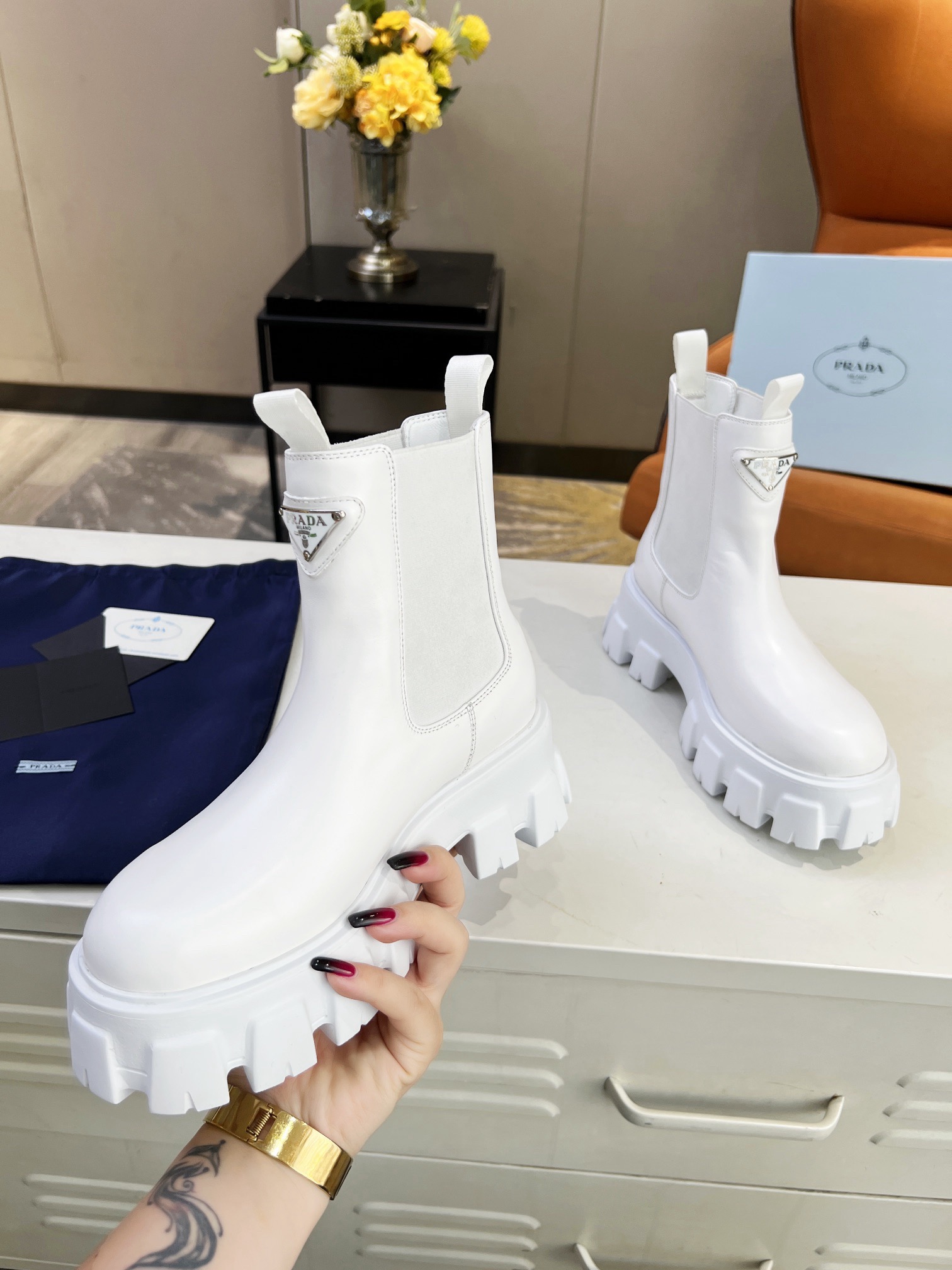 Women Men Top Quality P*rada shoes