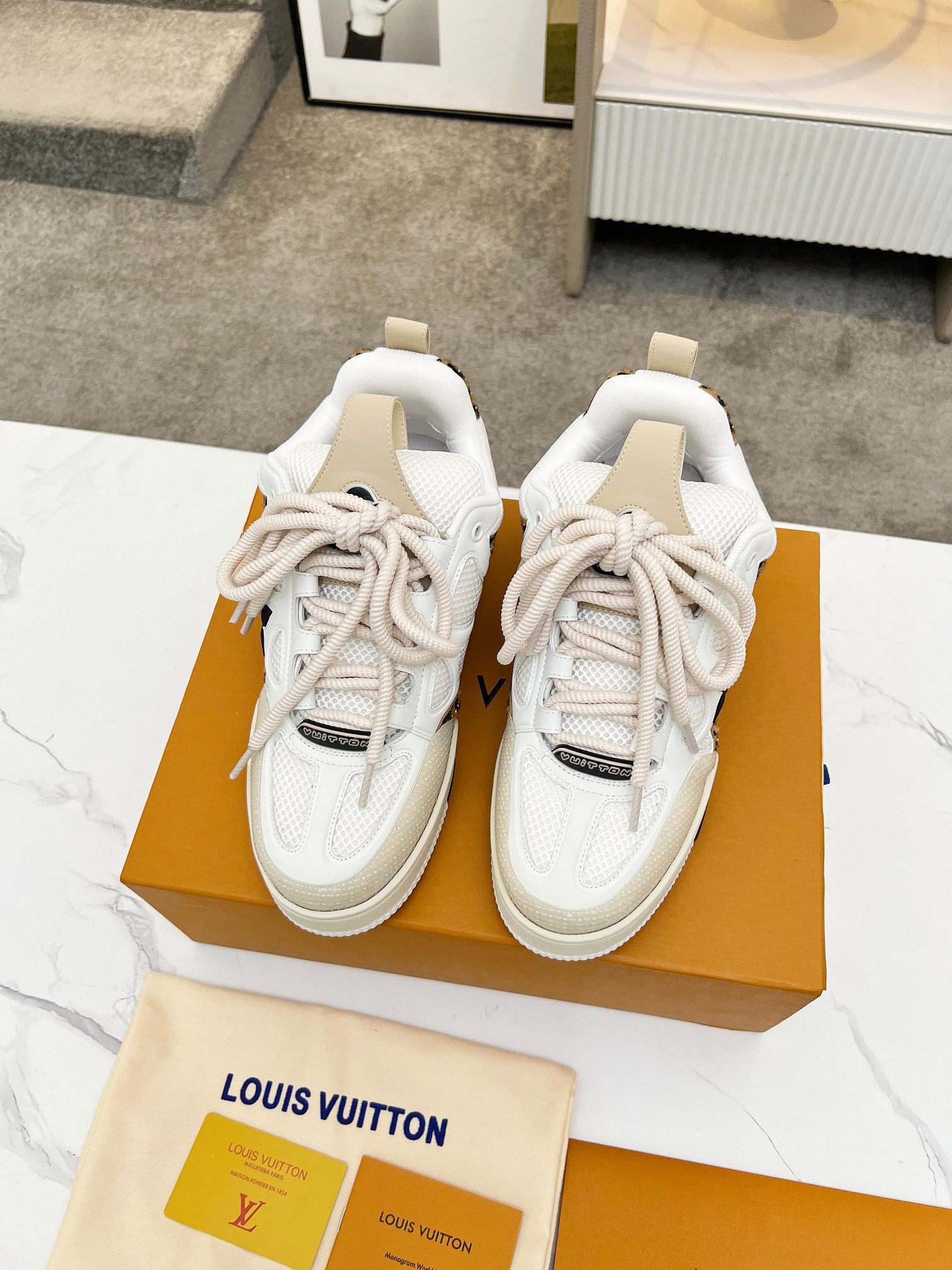Men Women L*ouis V*uitton Top Sneaker L*V Trainer size 35-46