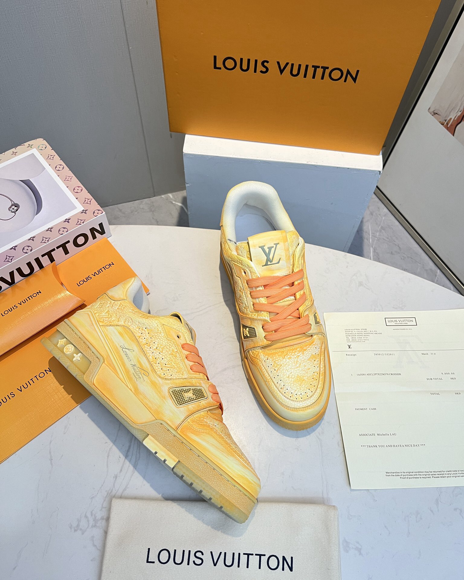 Men Women L*ouis V*uitton Top Sneaker L*V Trainer size 35-46