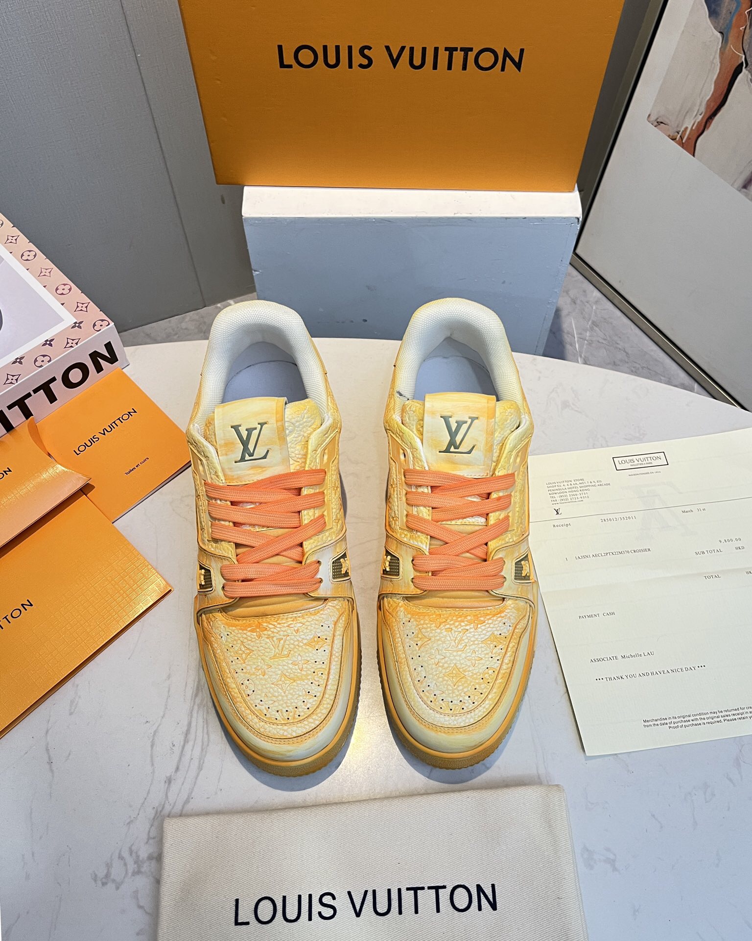 Men Women L*ouis V*uitton Top Sneaker L*V Trainer size 35-46