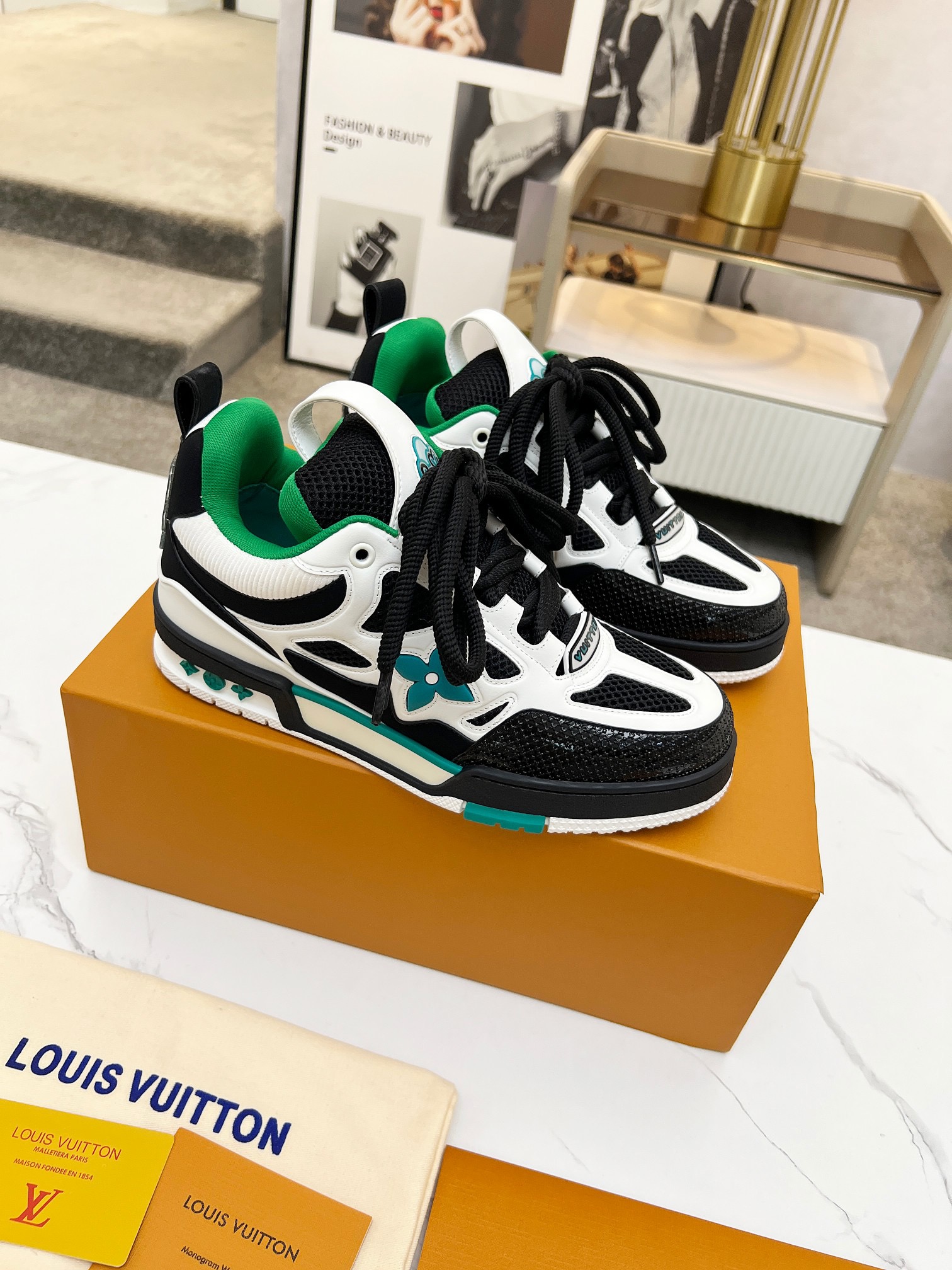 Men Women L*ouis V*uitton Top Sneaker L*V Trainer size 35-46