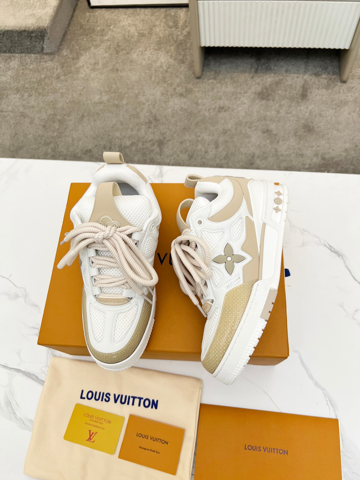 Men Women L*ouis V*uitton Top Sneaker L*V Trainer size 35-46