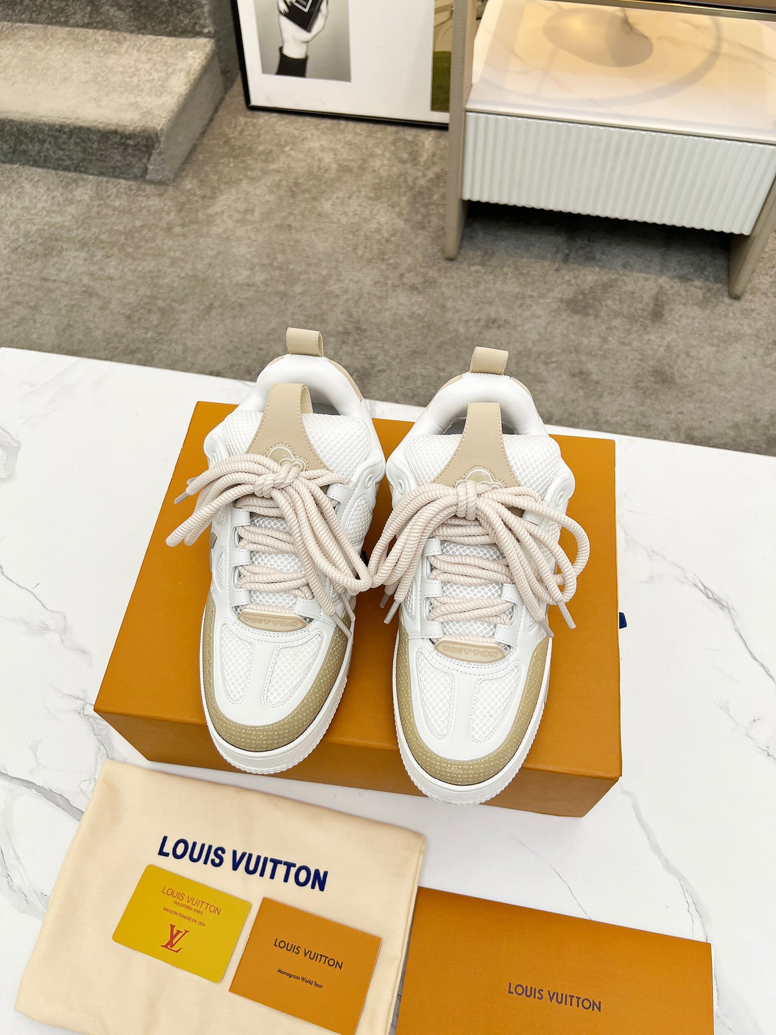 Men Women L*ouis V*uitton Top Sneaker L*V Trainer size 35-46