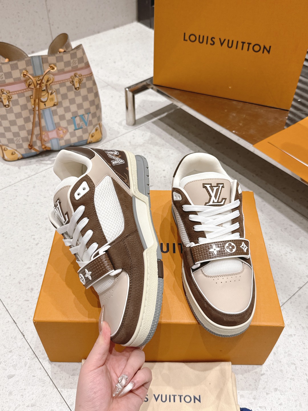 Men Women L*ouis V*uitton Top Sneaker L*V Trainer size 35-46