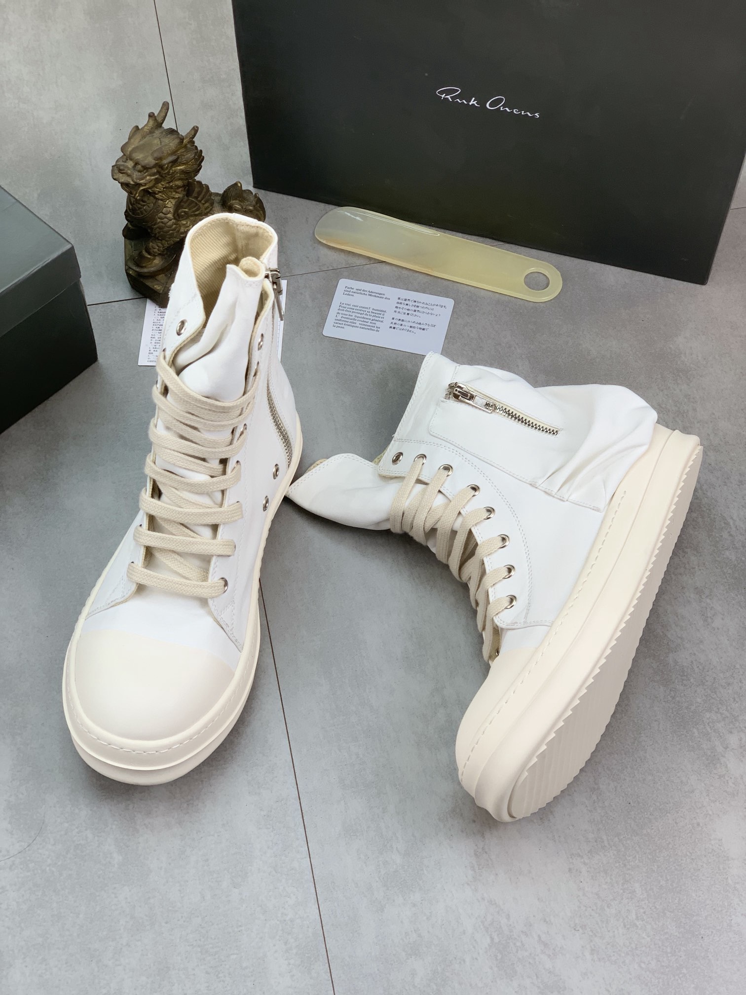 Men Women R*ICK OWENS Top SNEAKERS