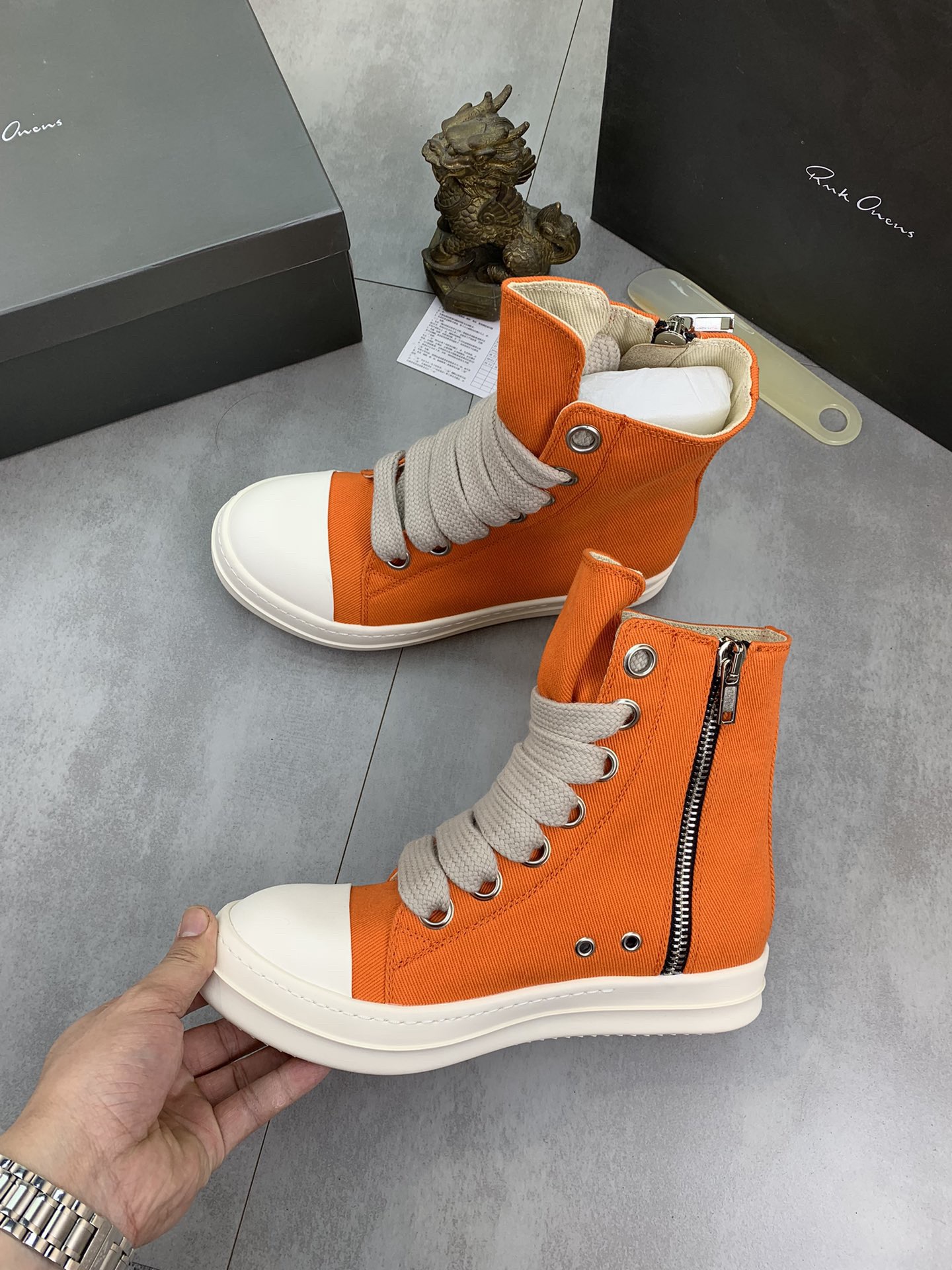 Men Women R*ICK OWENS Top SNEAKERS