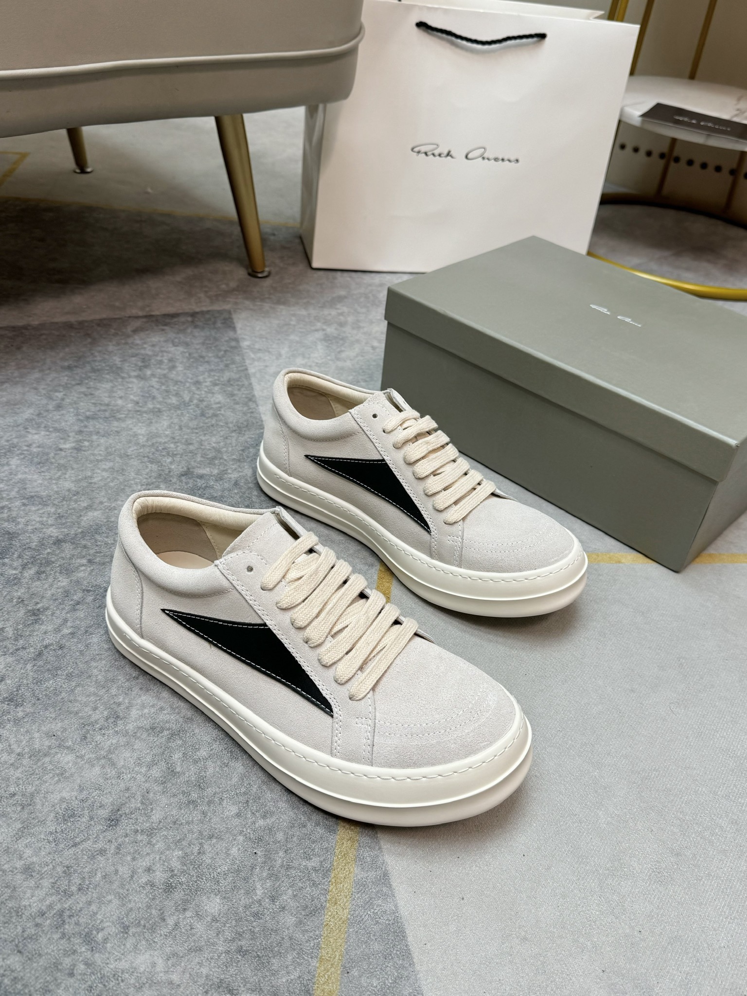 Men Women R*ICK OWENS Top SNEAKERS