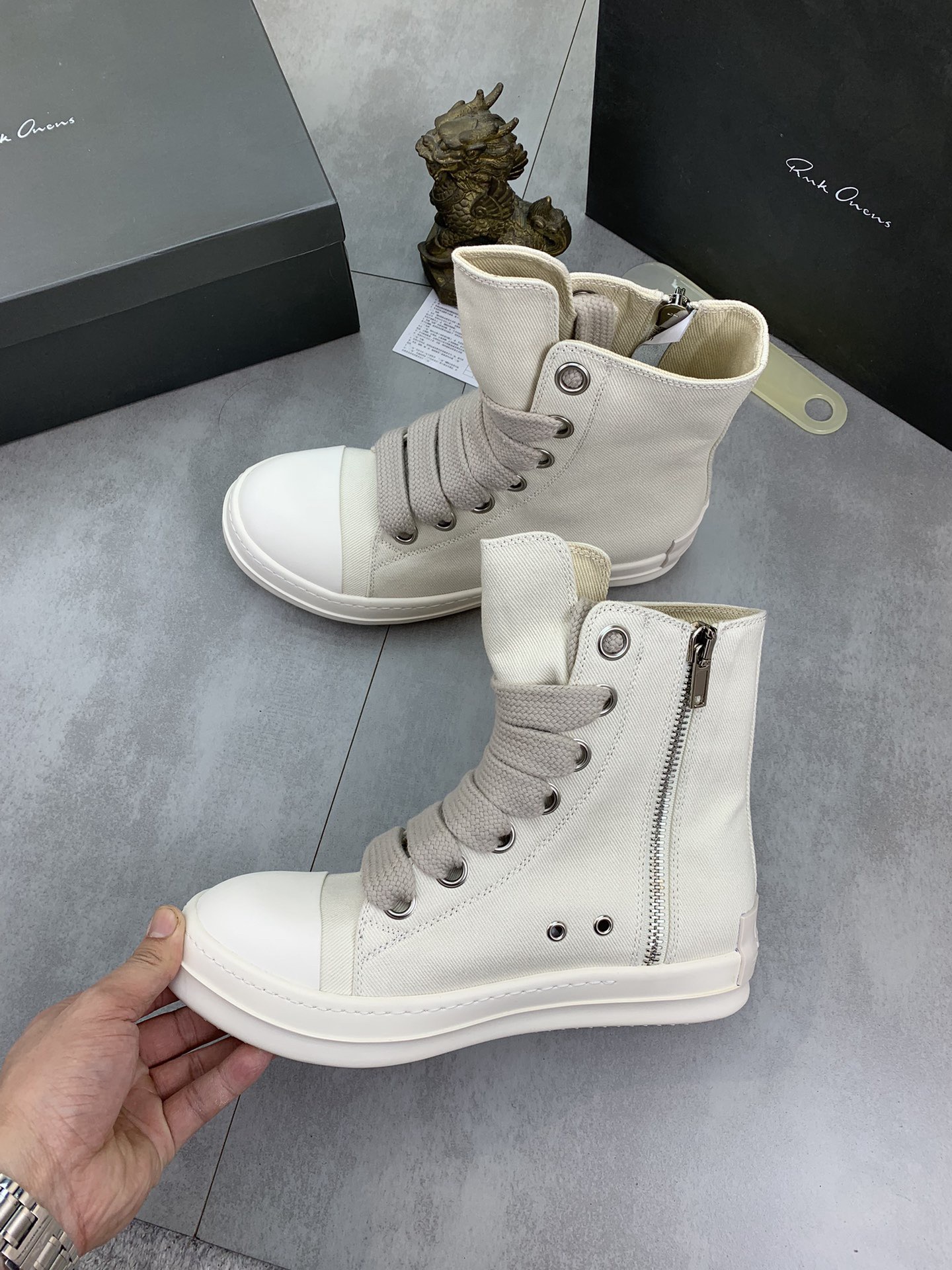 Men Women R*ICK OWENS Top SNEAKERS